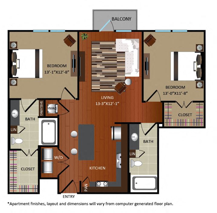 3B1 floor plan